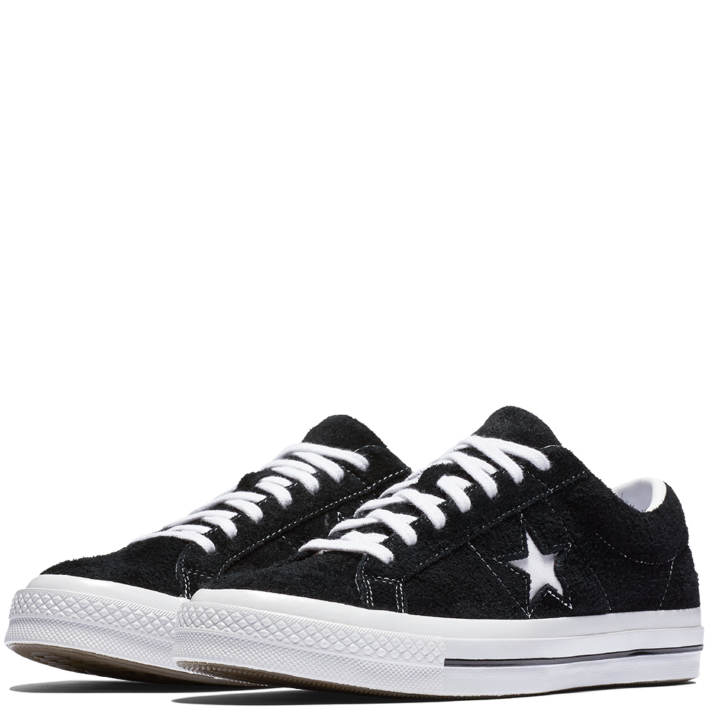 converse one star white suede