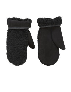 You Must Create – Sheepskin mittens black