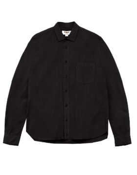 YOU MUST CREATE – Curtis organic cotton shirt black