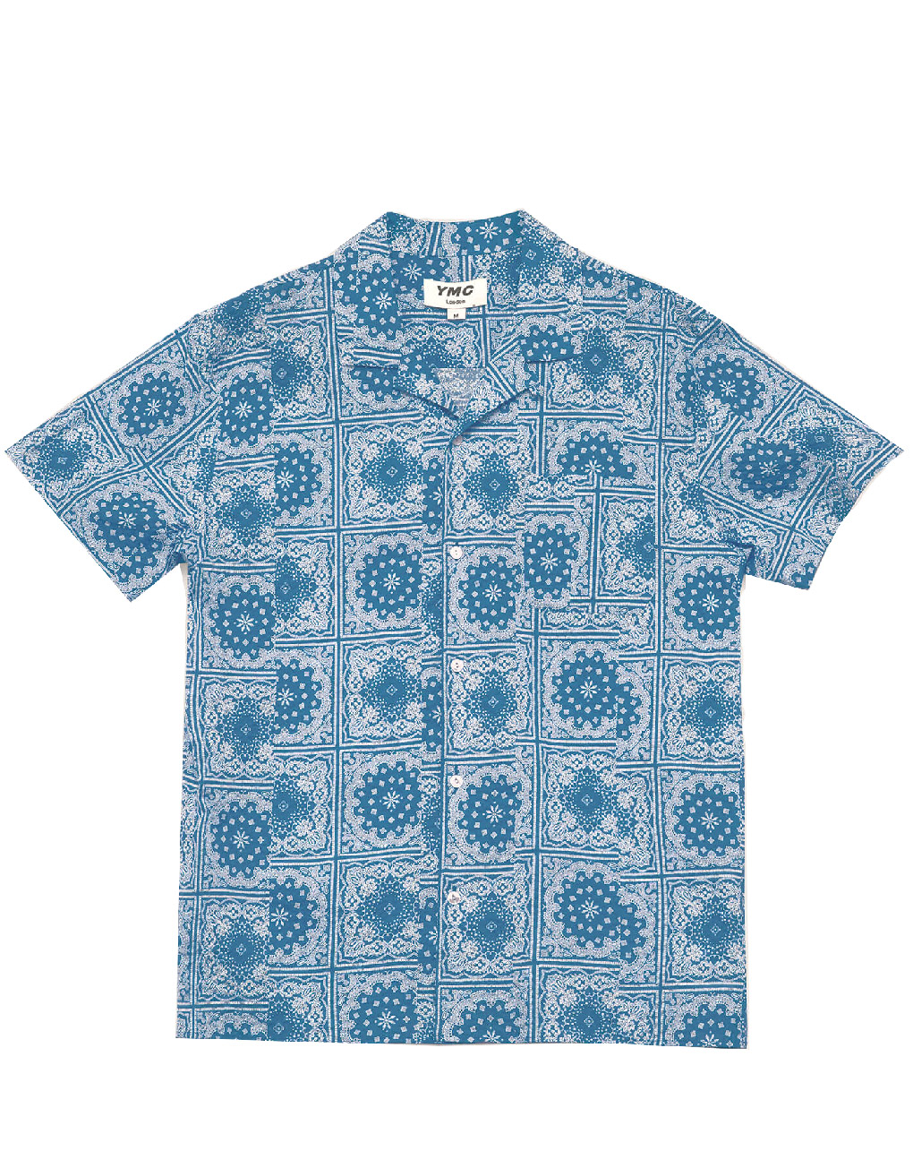 YOU MUST CREATE –  Malick cotton bandana print shirt blue
