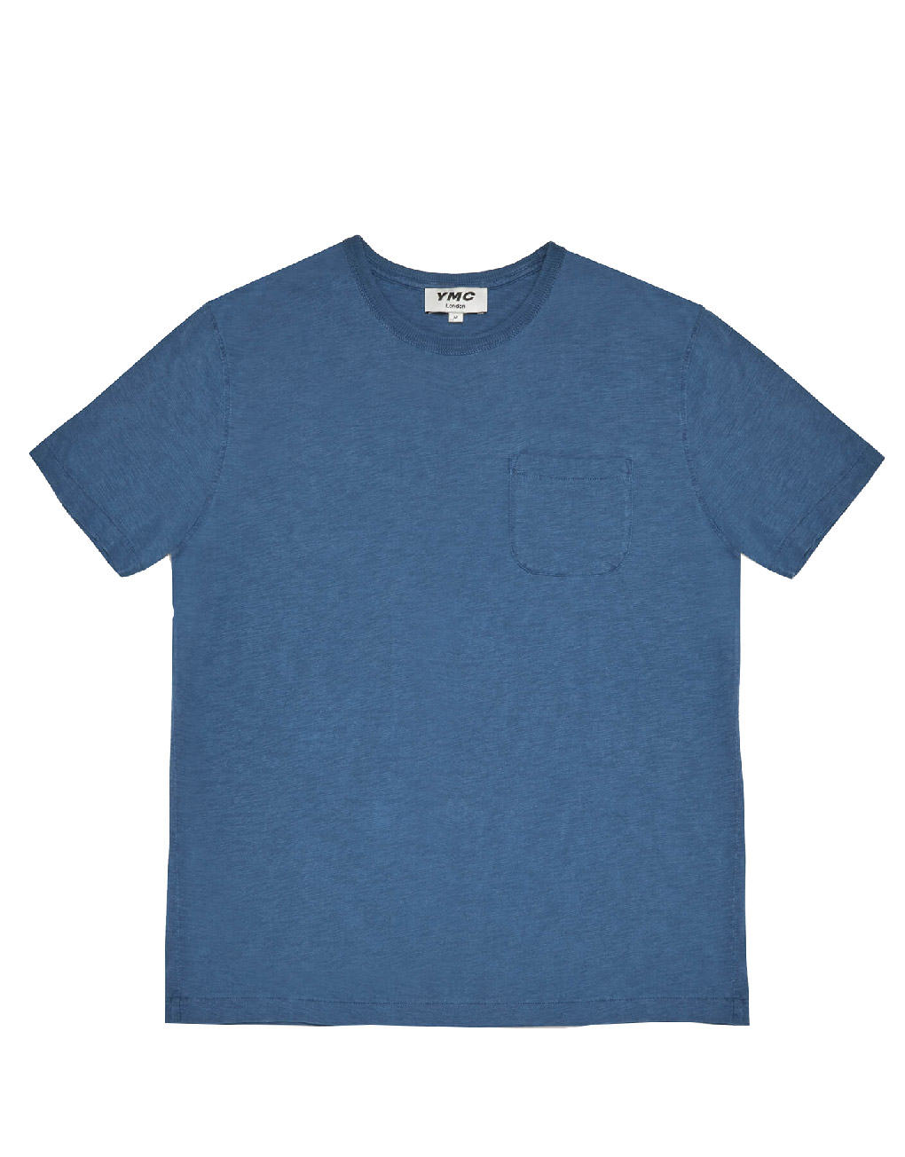 YOU MUST CREATE – Wild ones pocket cotton slub jersey t-shirt blue