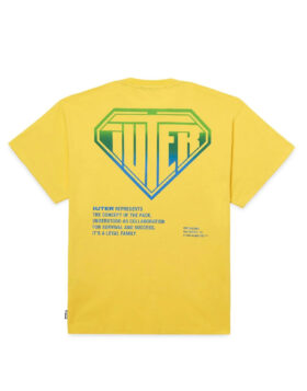 IUTER – Double logo tee yellow