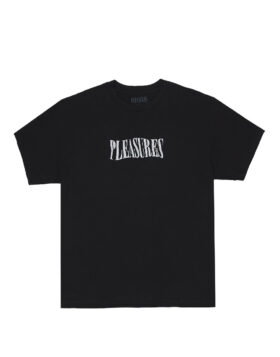 PLEASURES – Party logo t-shirt black