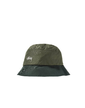 STÜSSY – Outdoor panel bucket hat olive