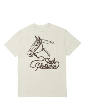 PLEASURES – Pony t-shirt natural