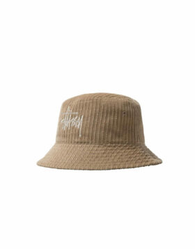 STÜSSY – Corduroy big basic bucket hat maple