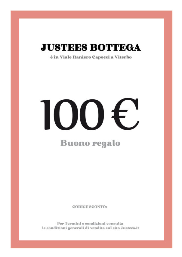 Gift card 100 €