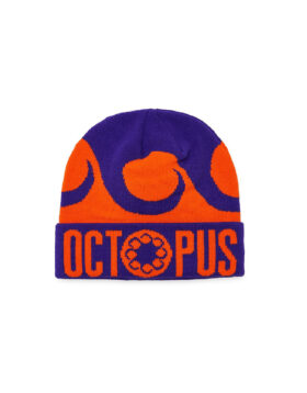 OCTOPUS – Logo beanie purple