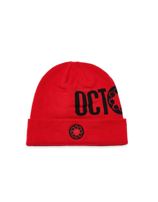 octopus red beanie