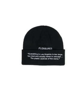 Pleasures – Plastic beanie black