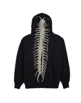 PLEASURES – Crawler hoodie black