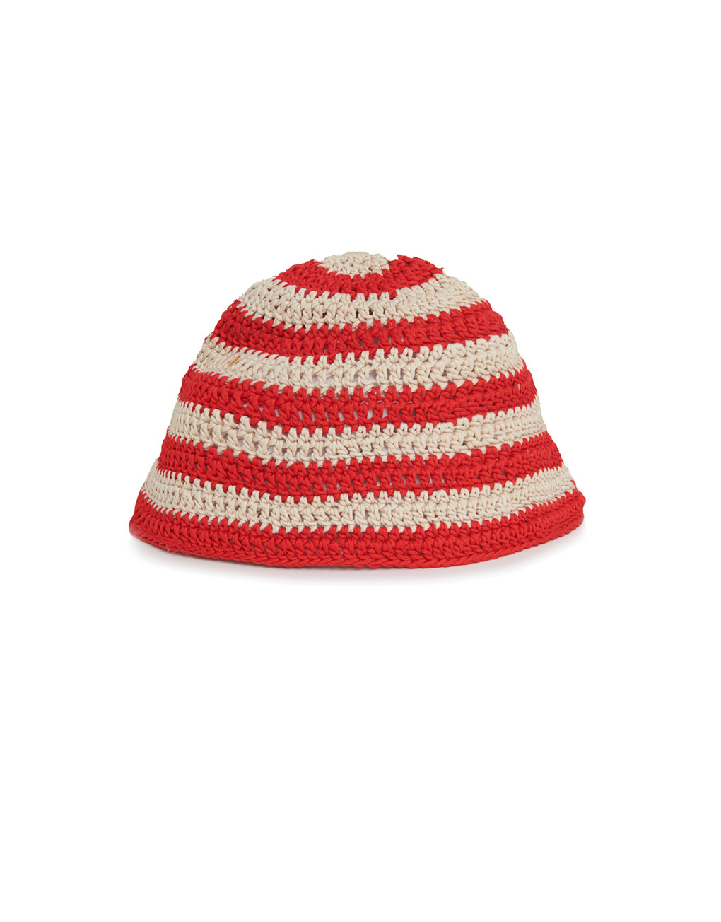 AMISH – Bucket hat hand knitted stripe