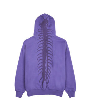 PLEASURES – Crawler hoodie purple