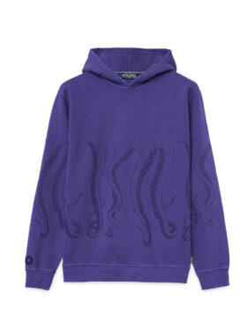 OCTOPUS – Dyed hoodie ametista