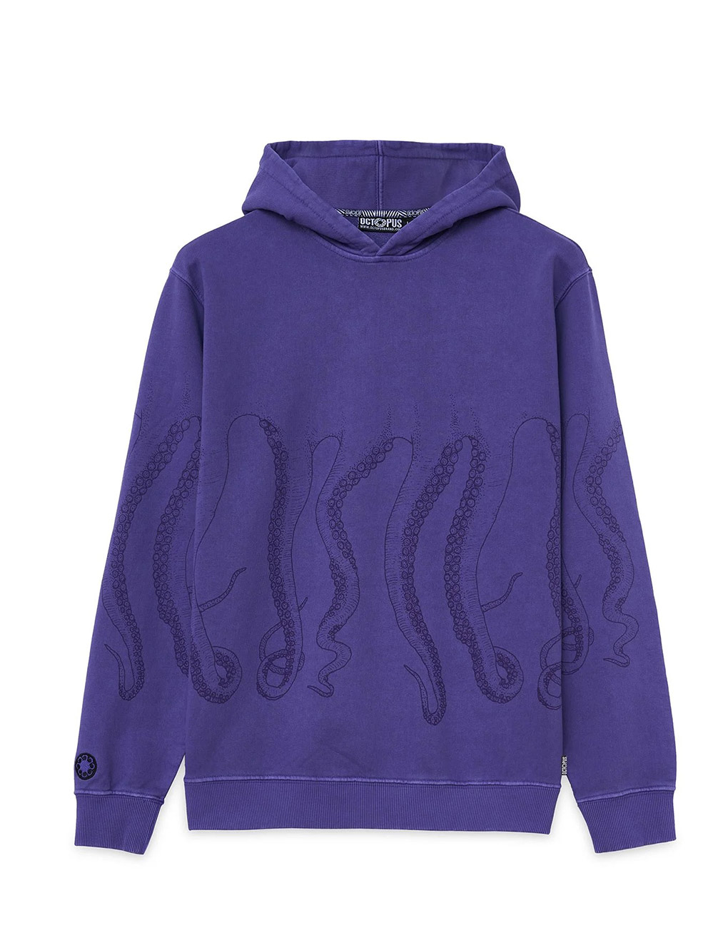 purple hoodie octopus cap