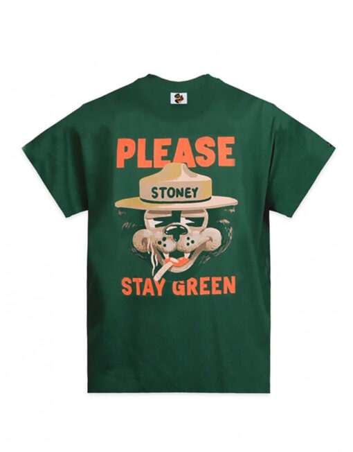 shirt stay green the dudes