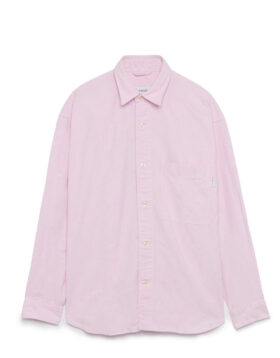 AMISH – Dropped oxford shirt rosa