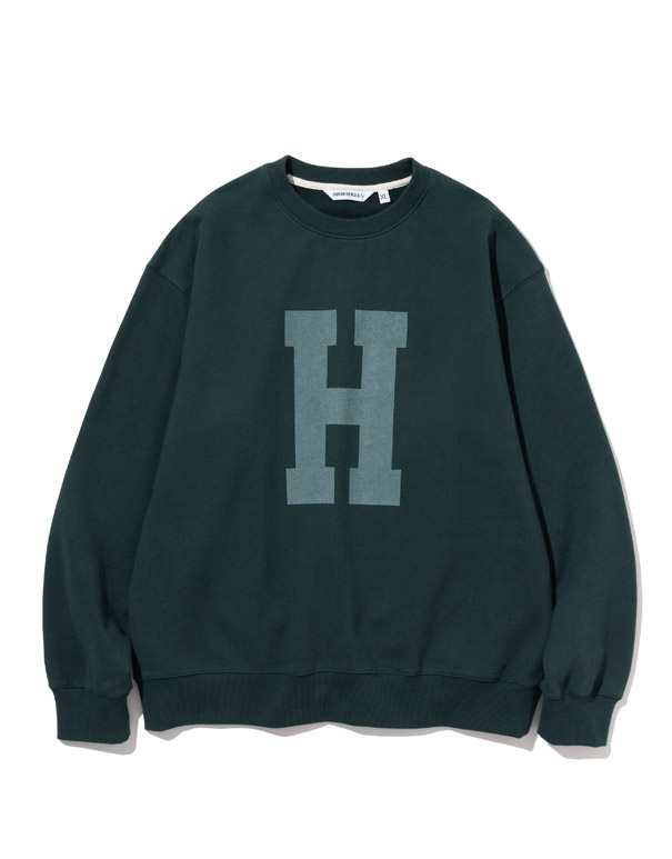 UNIFORM BRIDGE – H vintage sweatshirt green