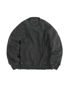 FRIZMWORKS – Original Garments pigment dyeing sweatshirt charcoal