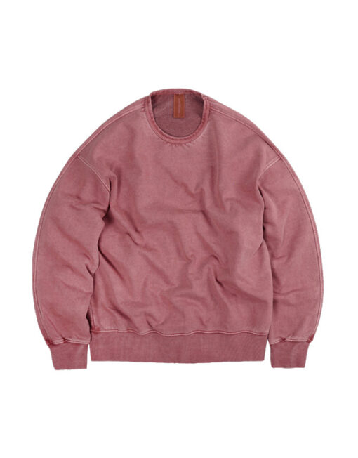 FRIZMWORKS – Original Garments pigment dyeing sweatshirt red