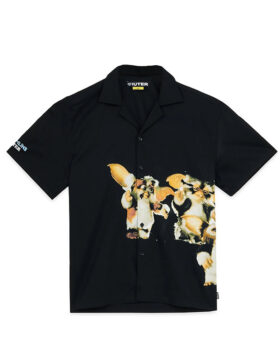 IUTER – Gremlins family cuban shirt allover print black