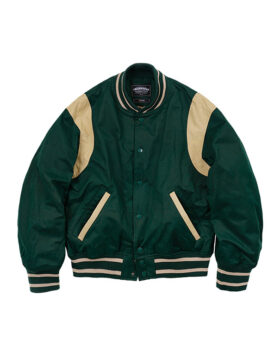 FRIZMWORKS – Mild varsity jacket dark green