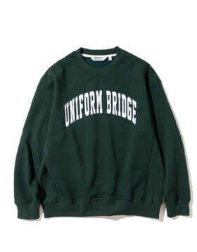 UNIFORM BRIDGE – VTG arch logo sweatshirt green