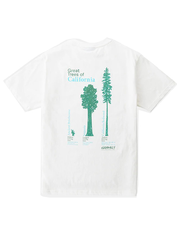 GRAMICCI - Cali Trees tee white