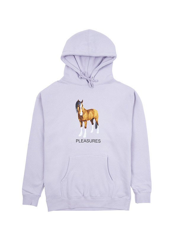 PLEASURES – Death hoodie lavender