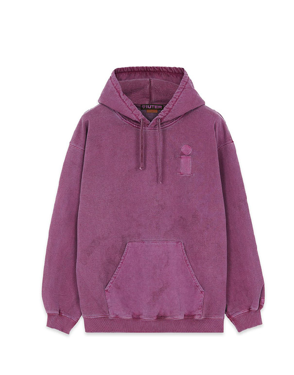 IUTER – Monogram hoodie purple