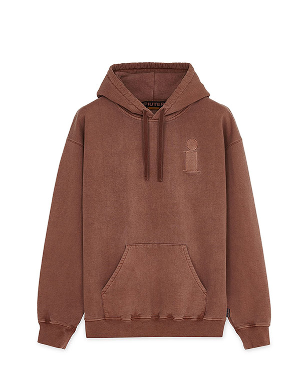 IUTER – Monogram hoodie brown