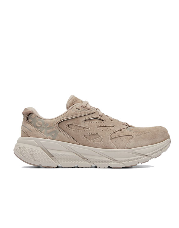 HOKA ONE ONE – Clifton L suede Simply Taupe
