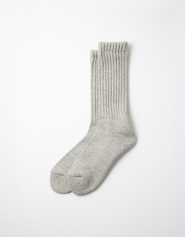 RoToTo – Loose pile crew socks mix gray