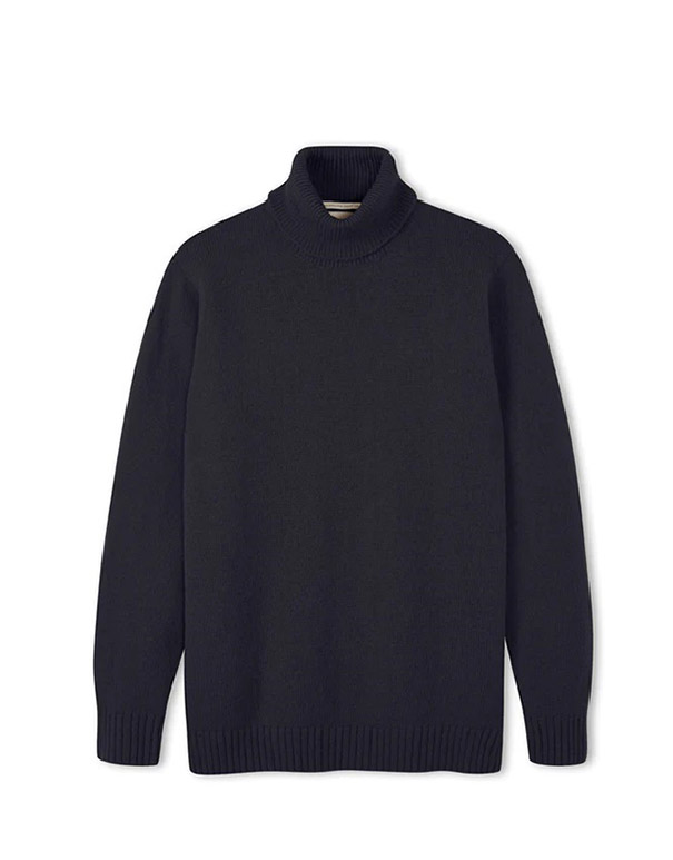 PEREGRINE – Makers Stitch Polo Neck navy