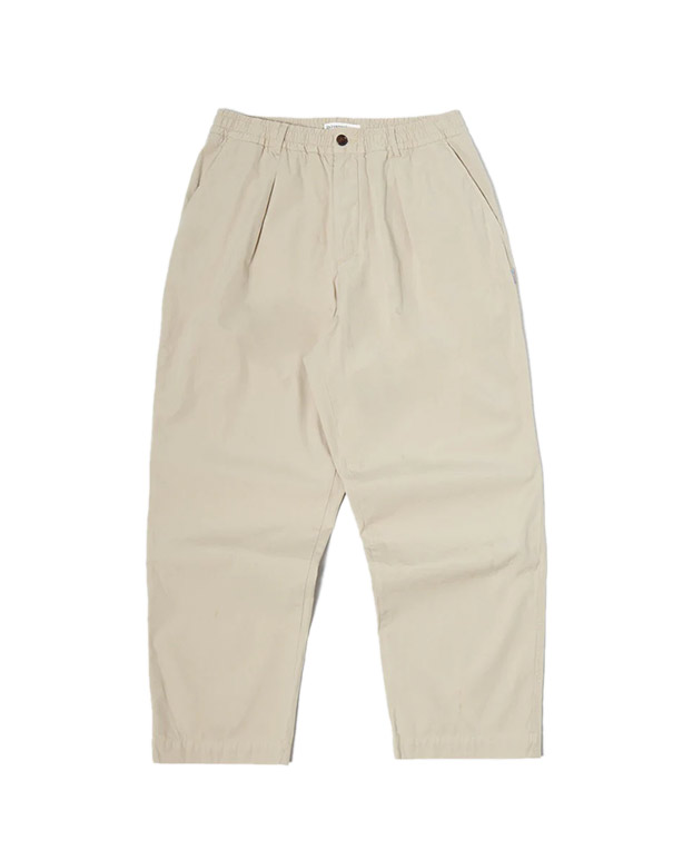 UNIVERSAL WORKS – Oxford pant in sand summer canvas