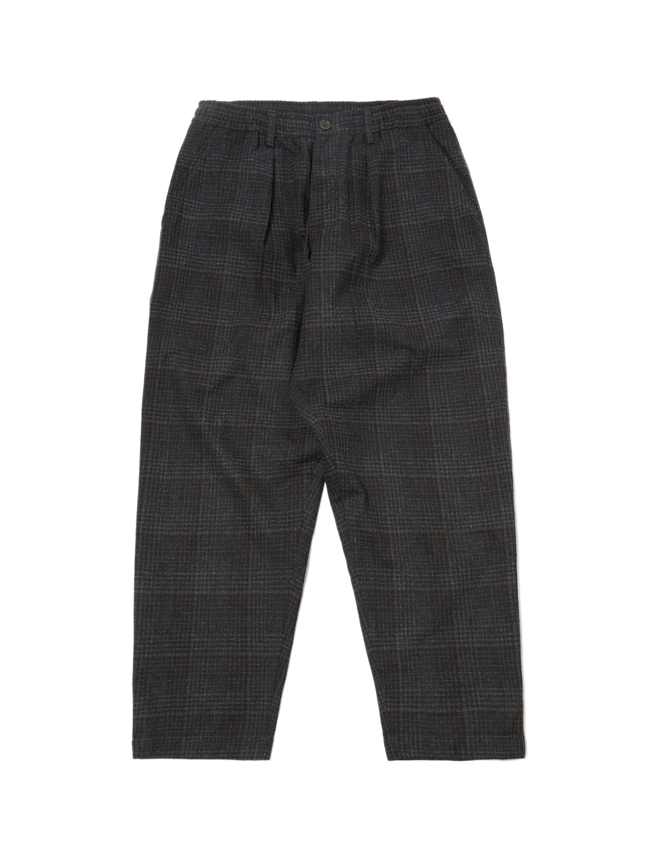 UNIVERSAL WORKS –  Pleated Track Pant Reuse Wool Mix