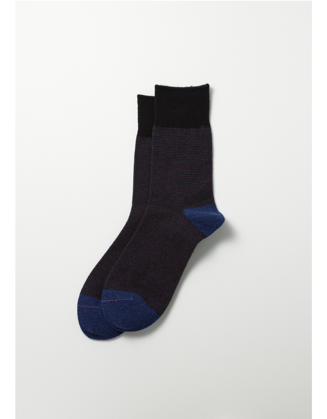 RoToTo – Woolen Retro OD Stripe Socks