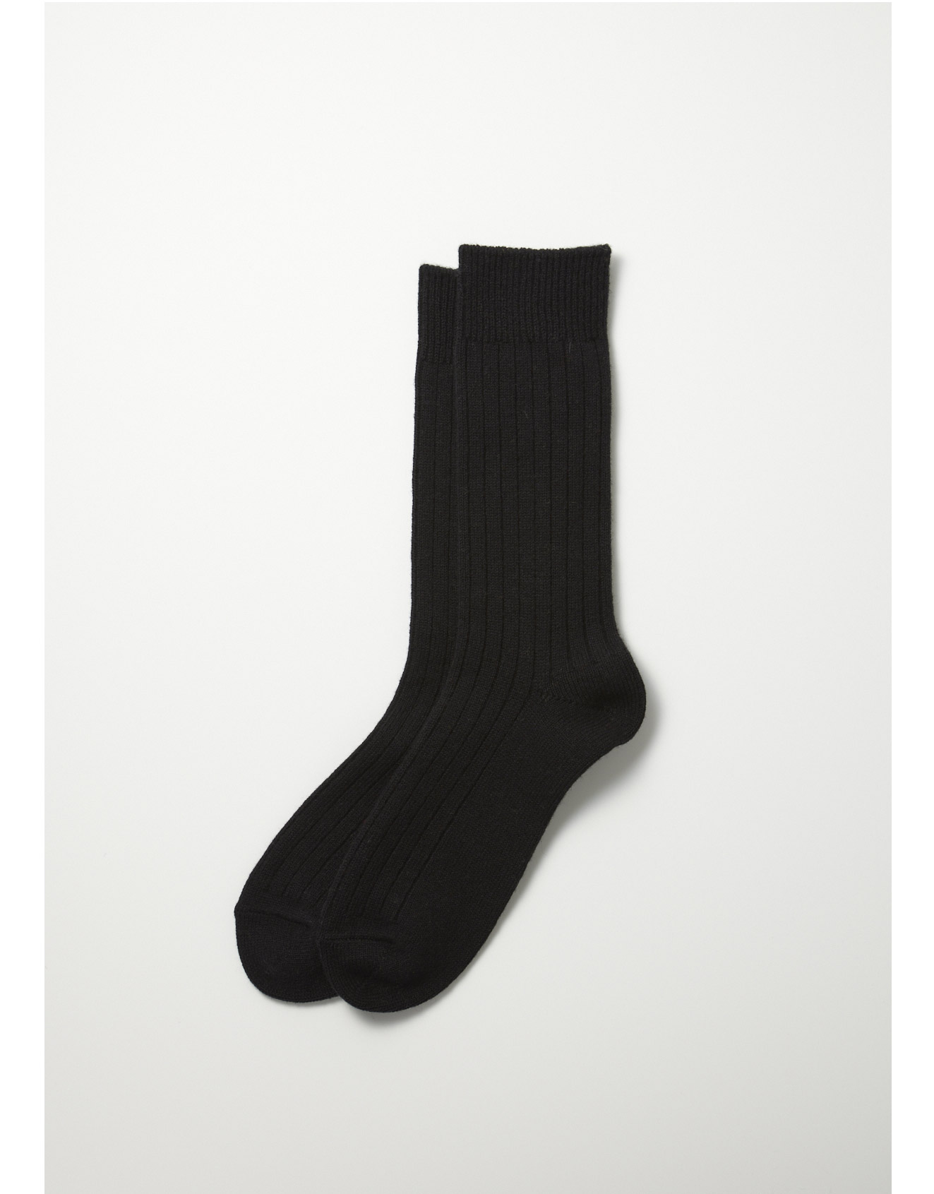RoToTo – Cotton Wool Ribbed Crew Socks