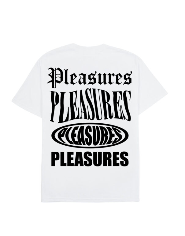 PLEASURES – Stack t-shirt bianca
