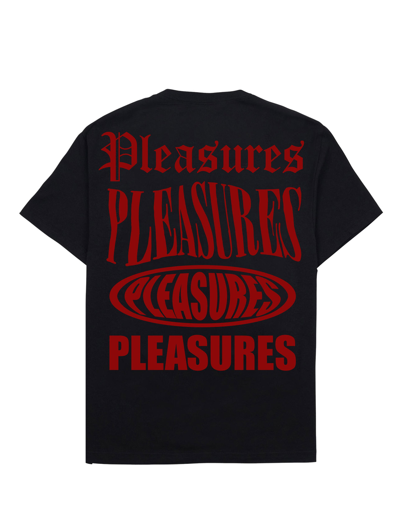 PLEASURES - Stack t-shirt Black