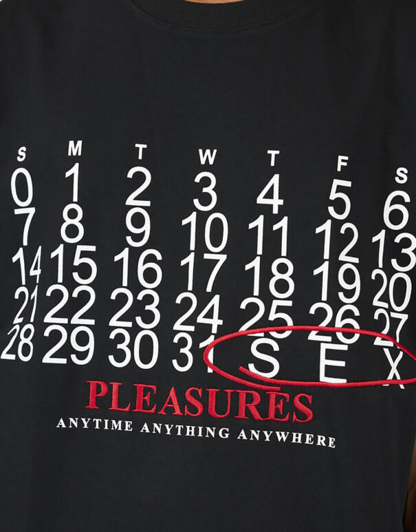 PLEASURES – sex Calendar heavyweight t-shirt
