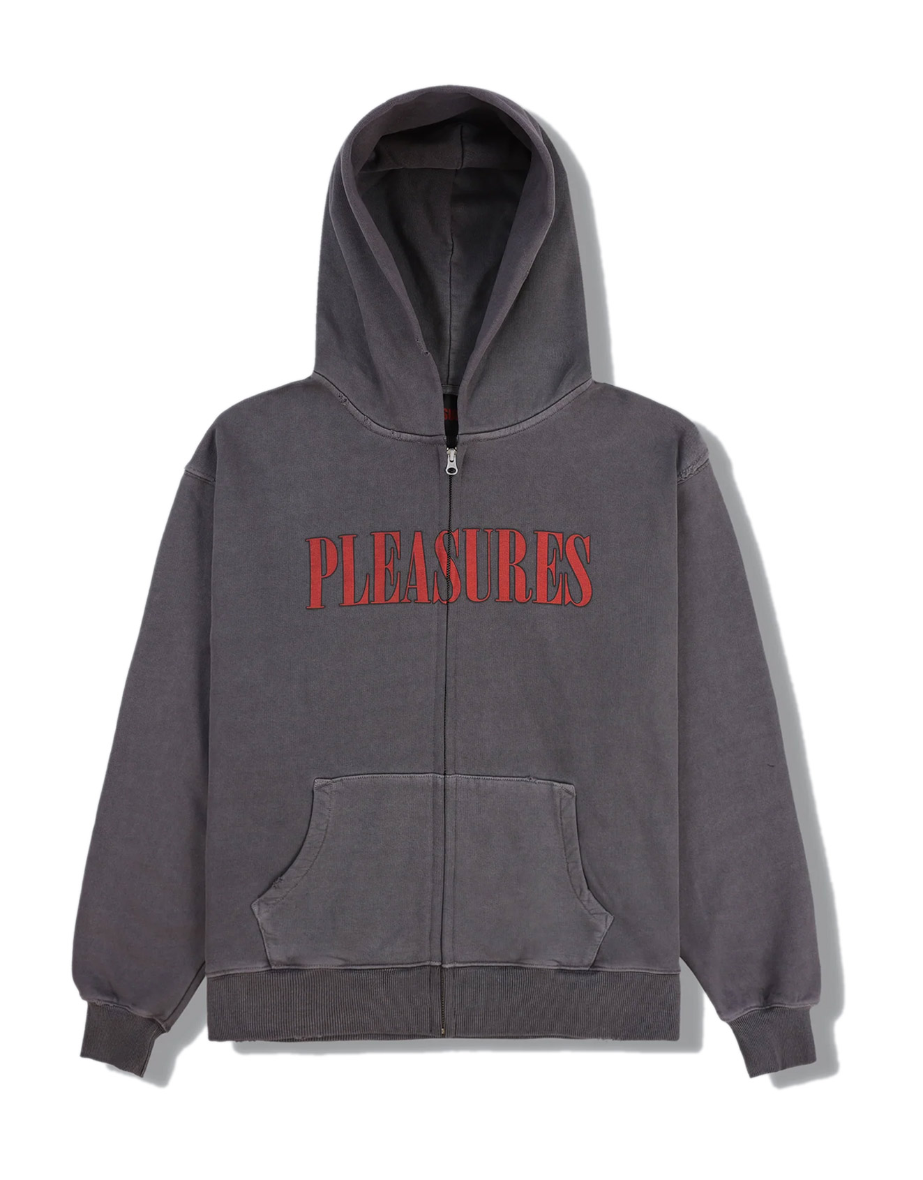 PLEASURES – Onyx zip up hoodie