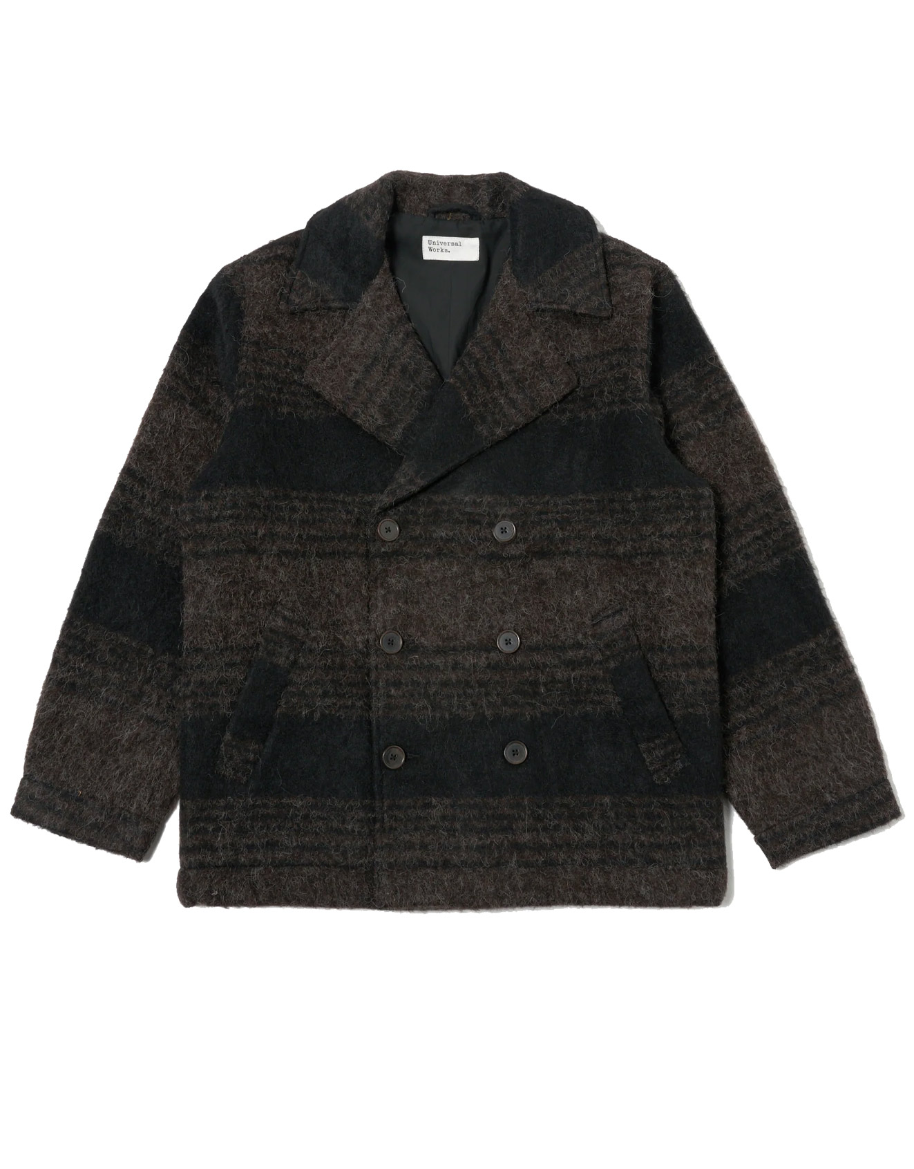 UNIVERSAL WORKS – Peacoat Alpaca Recycled Mix